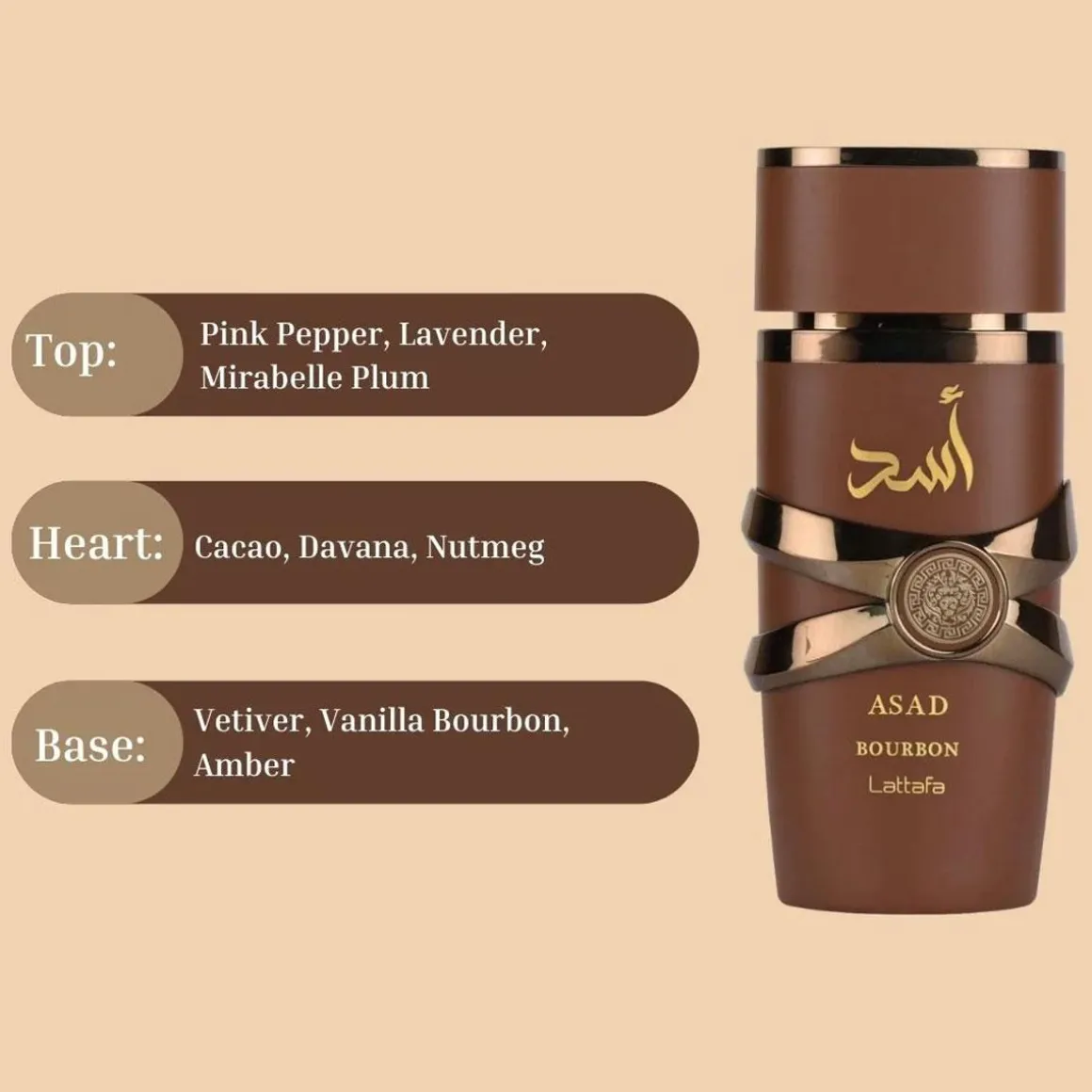 Lattafa Asad Bourbon Eau De Parfum Kopen